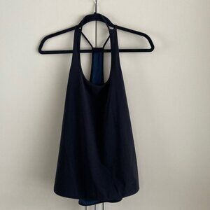 Lululemon Coastal Tank Black and Navy